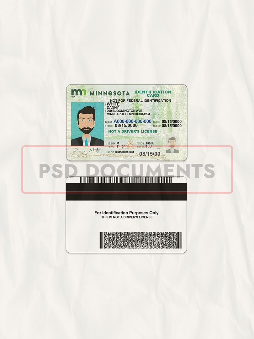 Minnesota Identification PSD Card
