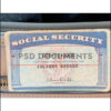 Social Security Card Template 08, (1)