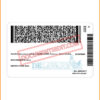 Delaware Identification Card – Back