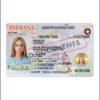 Indiana Identification card Front (1)
