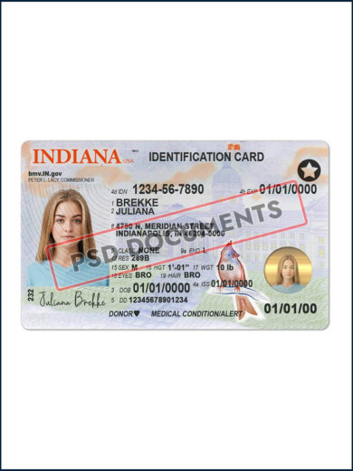 Indiana Identification Card