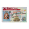 New Jersey Driver License Template f