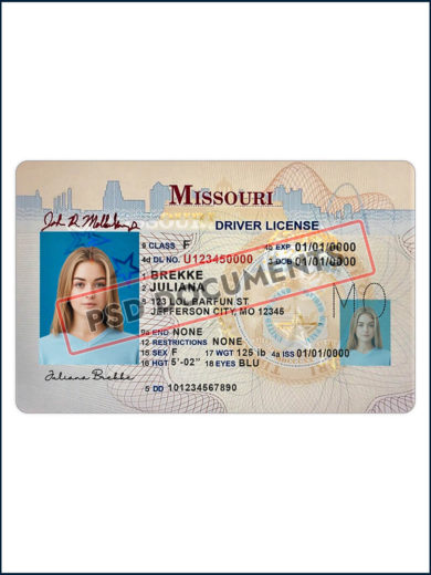 Missouri Driving License