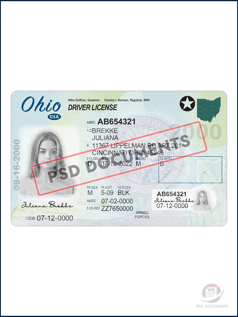 Ohio Driver License