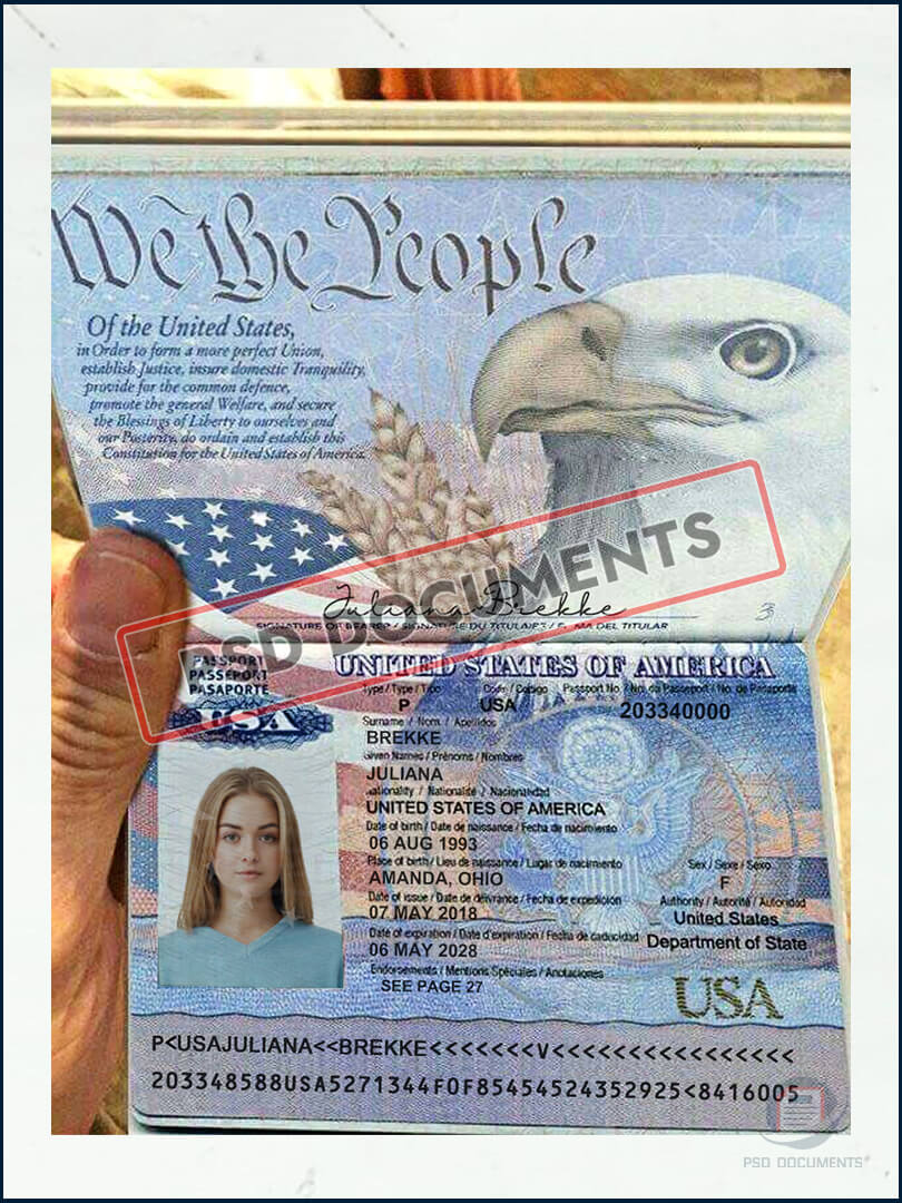 USA Hand Passport