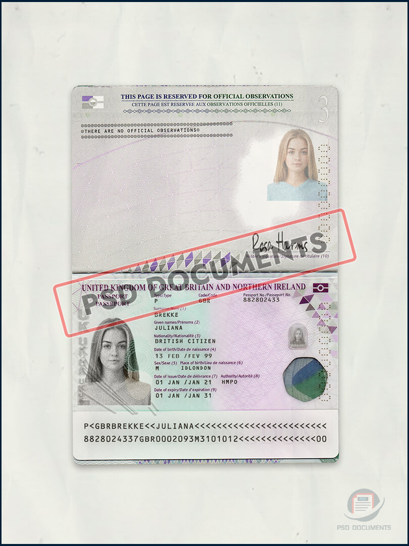 United Kingdom Passport