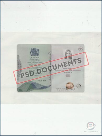 United Kingdom Passport Template New 7 United Kingdom Passport Template New - Image 3
